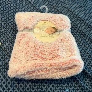 Warm & Fluffy Pink Baby Blanket